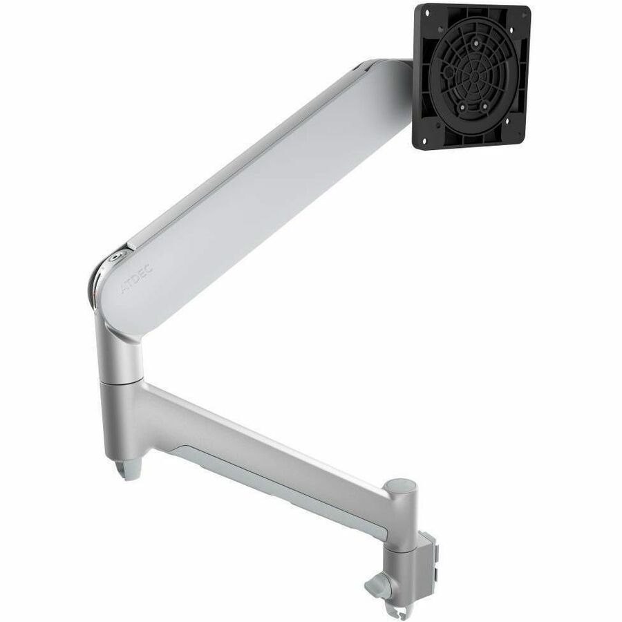 Atdec Mounting Arm for Monitor, Curved Screen Display - Silver - Horizontal/Vertical