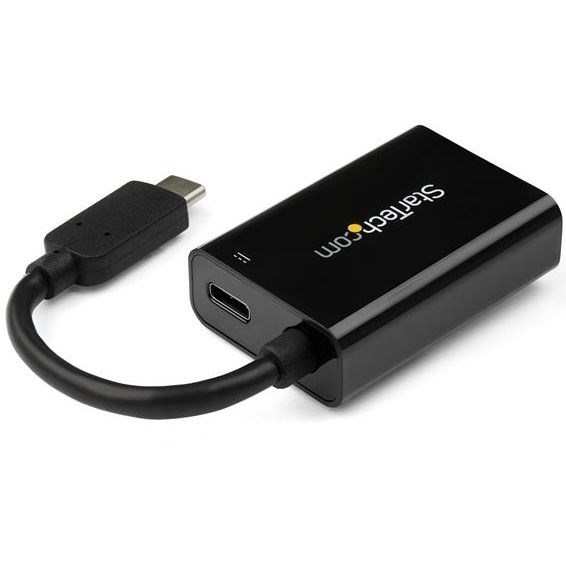 StarTech.com USB C to VGA Adapter with 60W Power Delivery Pass-Through - 1080p USB Type-C to VGA Video Converter w/ Charging - Black