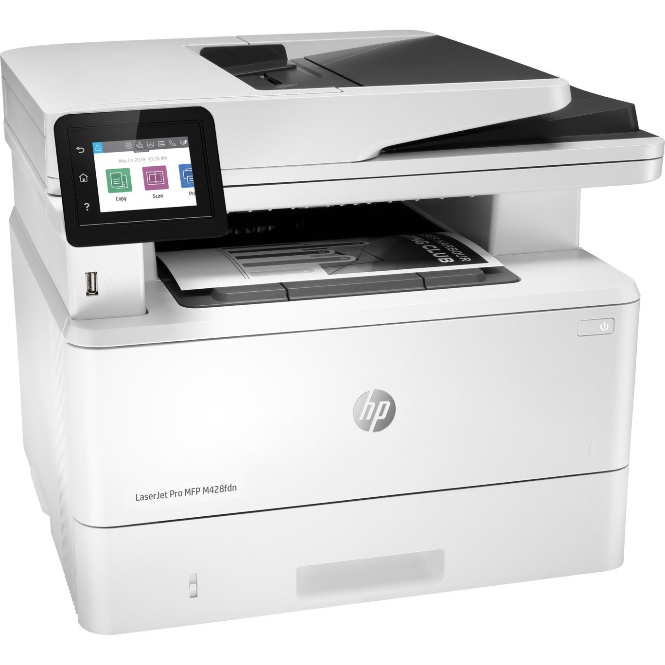 HP LaserJet Pro M428fdn Laser Multifunction Printer - Monochrome