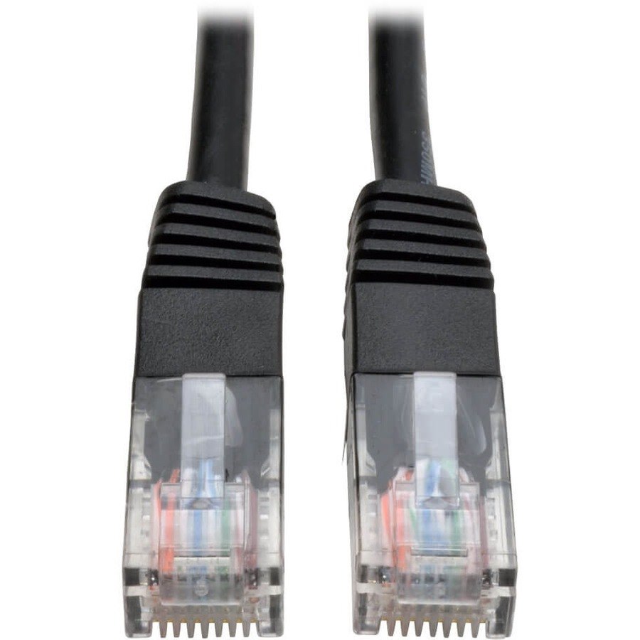 Eaton Tripp Lite Series Cat5e 350 MHz Molded (UTP) Ethernet Cable (RJ45 M/M), PoE - Black, 20 ft. (6.09 m)