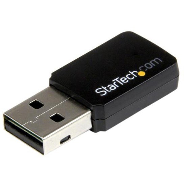 StarTech.com USB 2.0 AC600 Mini Dual Band Wireless-AC Network Adapter - 1T1R 802.11ac WiFi Adapter