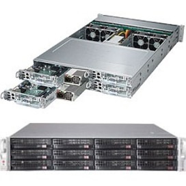 Supermicro SuperServer 6028TP-HTTR Server Barebone System - 2U Rack-mountable - Socket LGA 2011-v3 - 2 x Processor Support