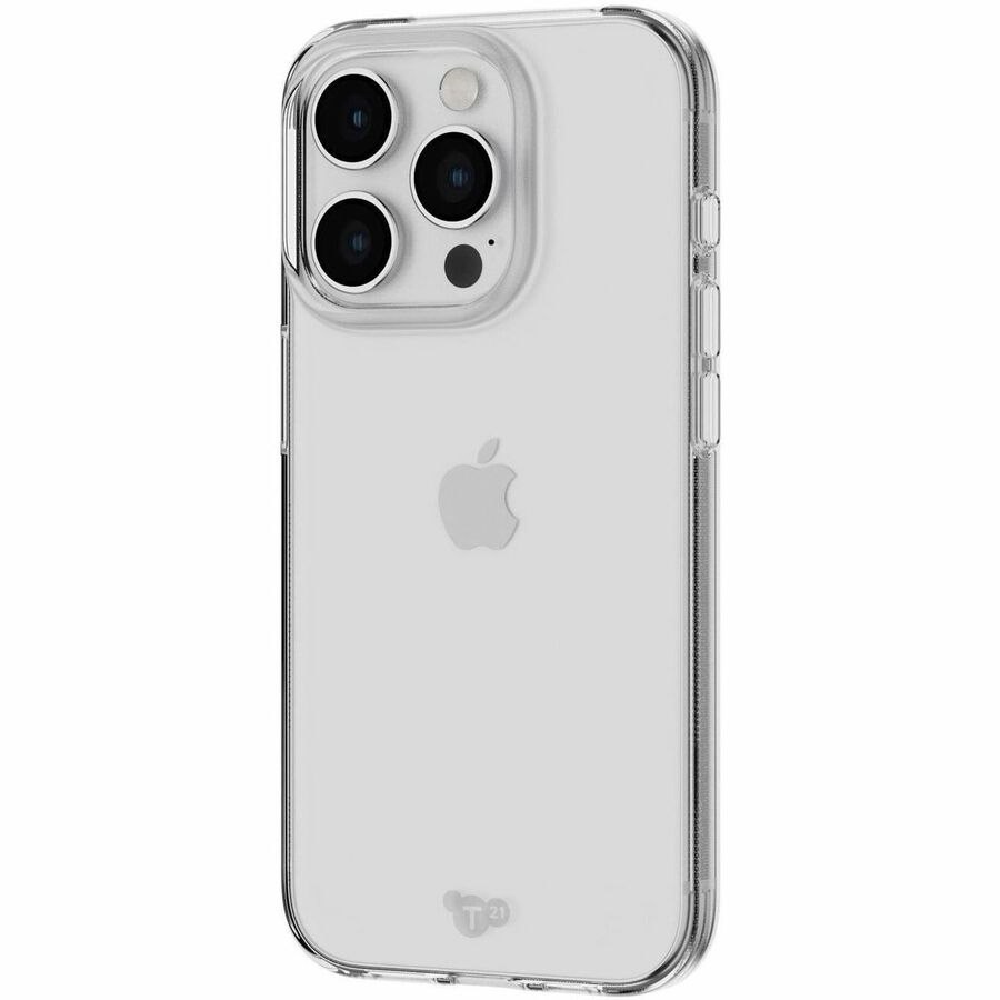 Tech21 Evo Lite Case for Apple iPhone 15 Pro Smartphone - textured grip - Clear
