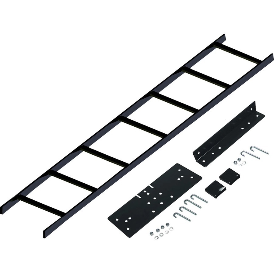 ICC Ladder Rack 5-Foot Cable Runway Network Rack-to-Wall Mount Kit – Includes 5′ Ladder Rack, Mounting Brackets & Hardware