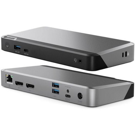 Alogic USB Type C Docking Station for Monitor, Notebook - 100 W - Black, Space Gray - TAA Compliant