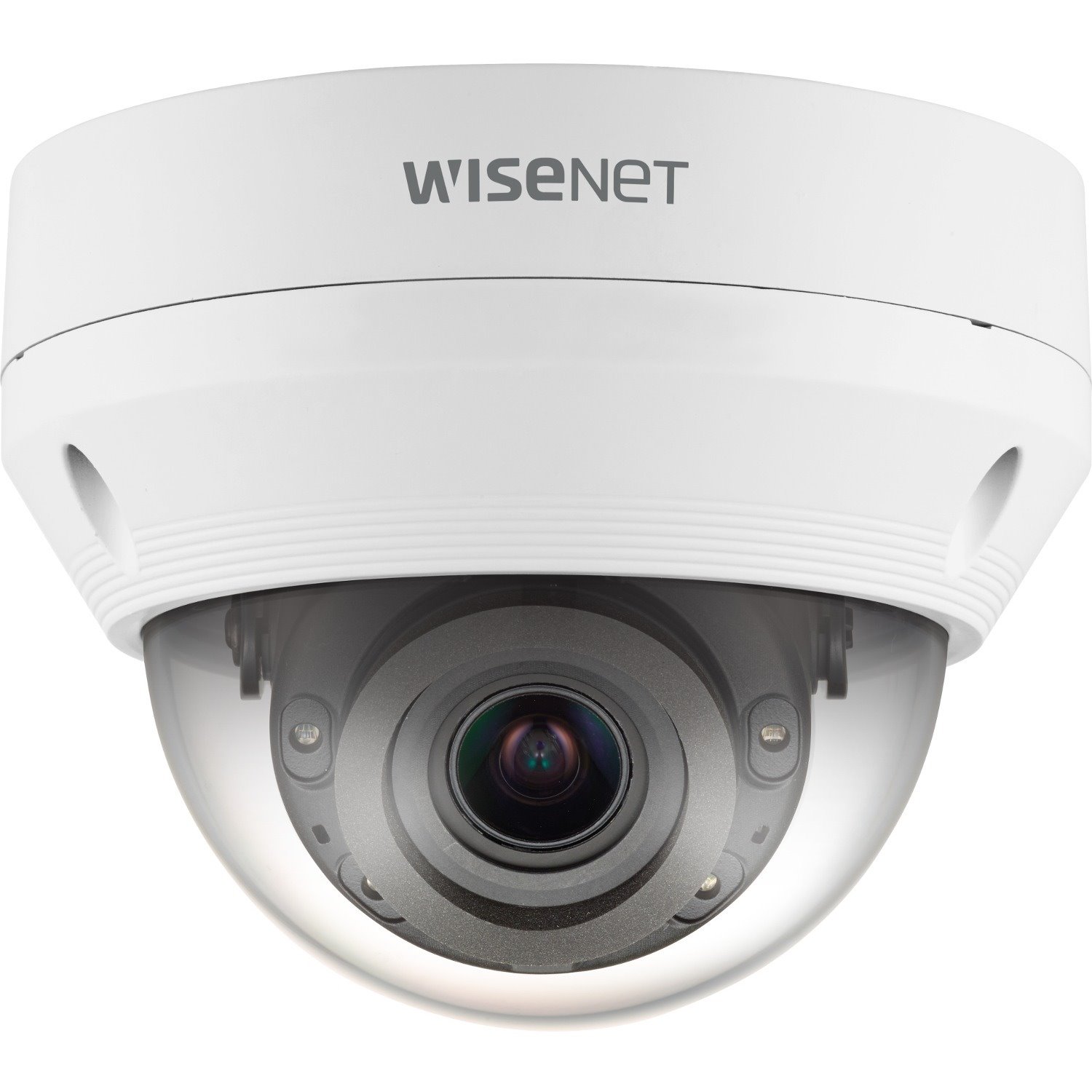 Wisenet QNV-8080R 5 Megapixel HD Network Camera - Monochrome - Dome - White