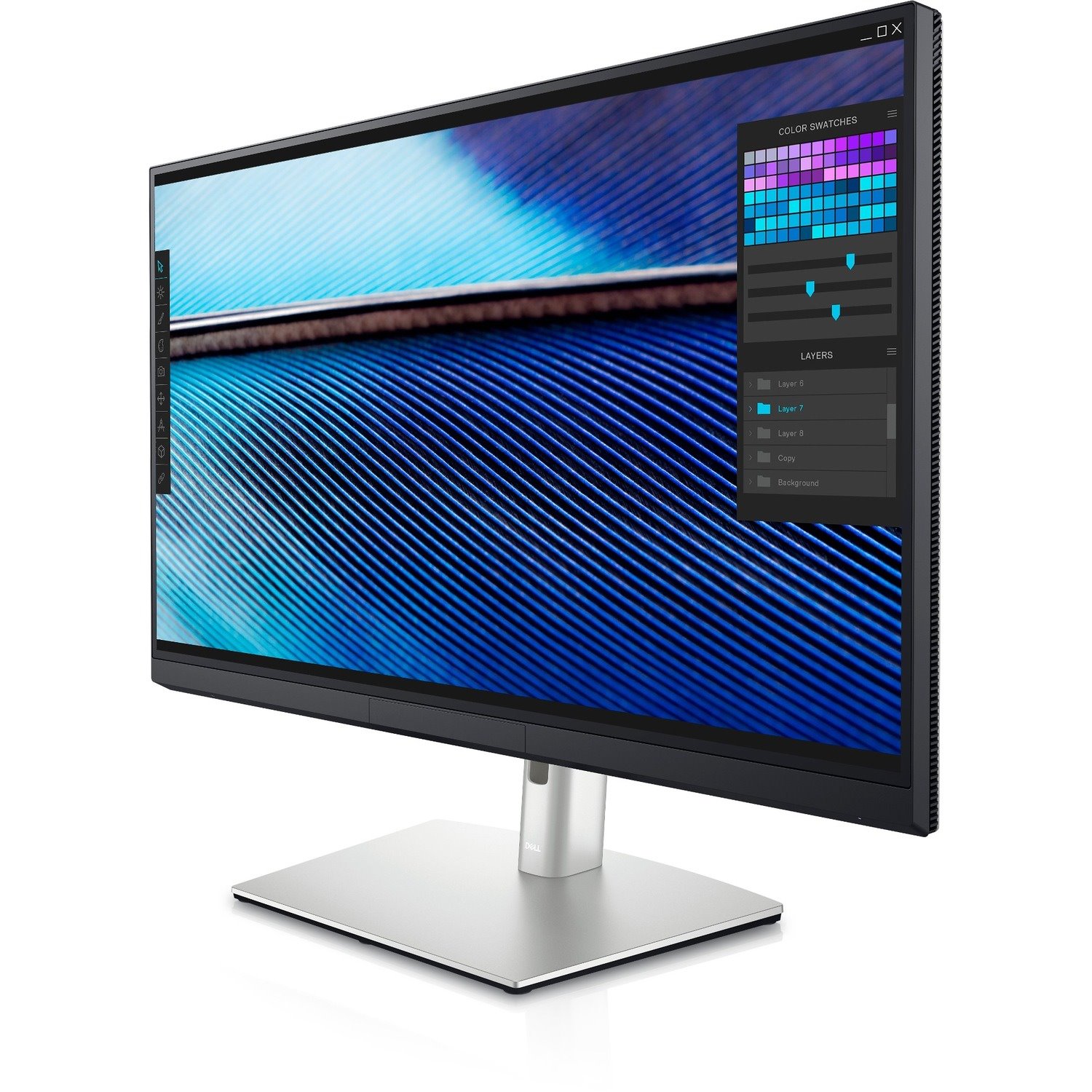 Dell UltraSharp UP3221Q 32" Class 4K UHD LCD Monitor - 16:9 - Silver