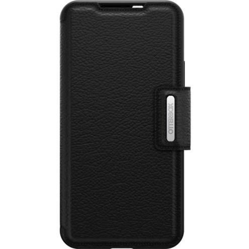 OtterBox Strada Carrying Case (Folio) Samsung Galaxy S22+ Smartphone - Shadow Black