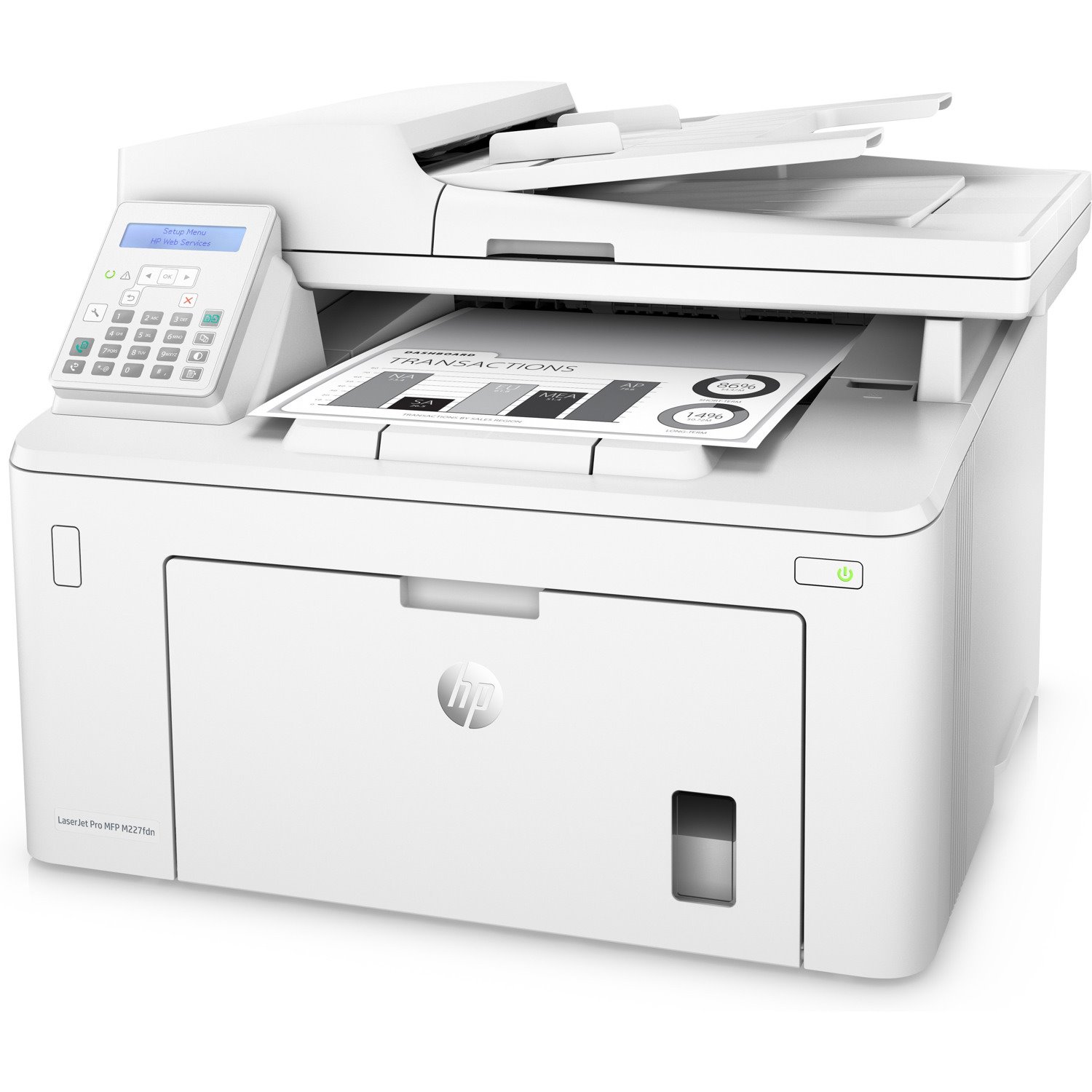 HP LaserJet Pro M227fdn Laser Multifunction Printer - Monochrome