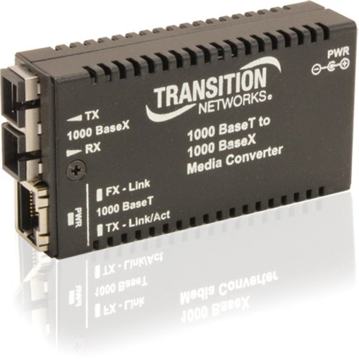 Transition Networks Mini Gigabit Ethernet Media Converter