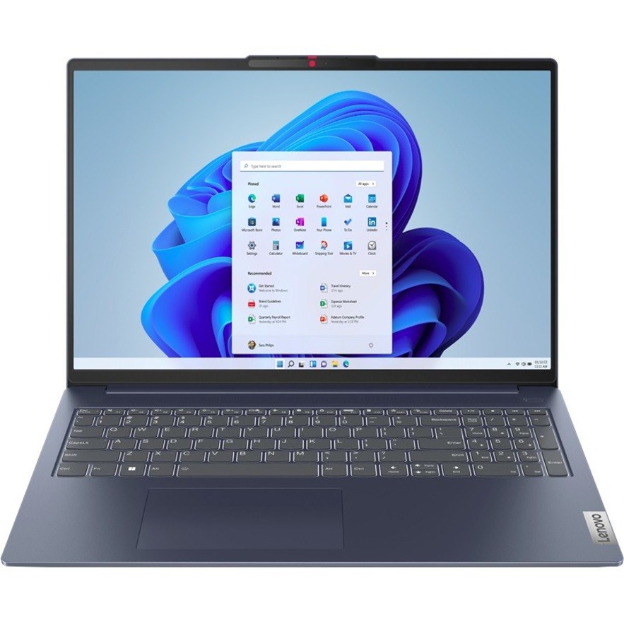 Lenovo IdeaPad Slim 5 16IRL8 82XF0019US 16" Notebook - WUXGA - Intel Core i7 13th Gen i7-1355U - 16 GB - 1 TB SSD - English (US) Keyboard - Abyss Blue