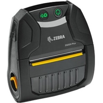 Zebra ZQ320 Plus Mobile Direct Thermal Printer - Monochrome - Label/Receipt Print - Bluetooth - Wireless LAN - Near Field Communication (NFC) - Battery Included - With Cutter