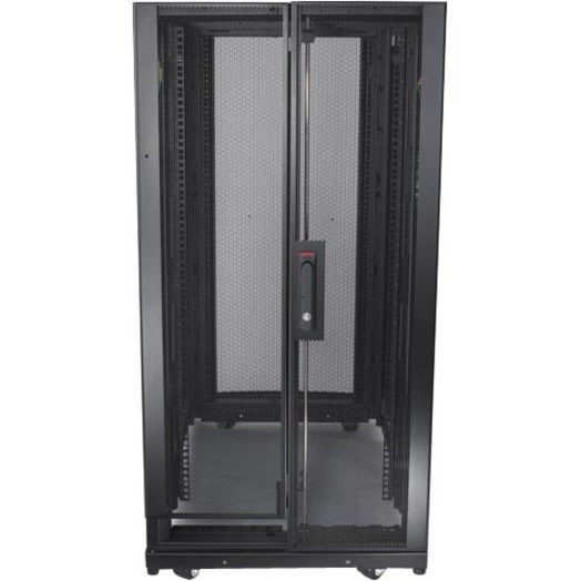 APC NetShelter SX, Server Rack Enclosure, 24U, Shock Packaging, 1250 lbs, Black, 1200H x 600W x 1070D mm [TAA]