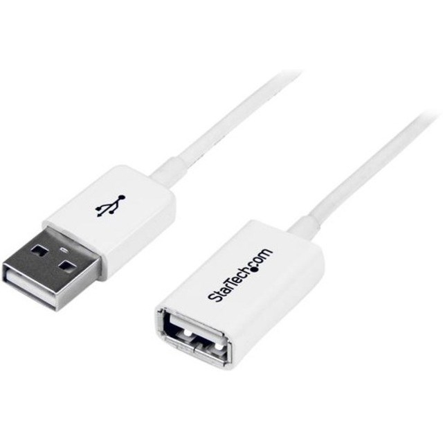 StarTech.com 1m White USB 2.0 Extension Cable A to A - M/F