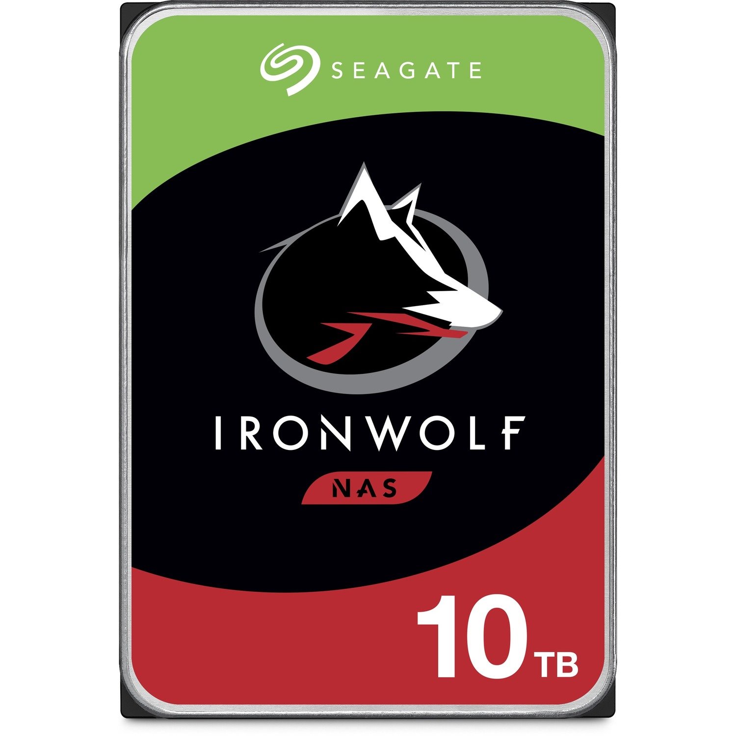 Seagate IronWolf ST10000VN0008 10 TB Hard Drive - 3.5" Internal - SATA (SATA/600) - Conventional Magnetic Recording (CMR) Method