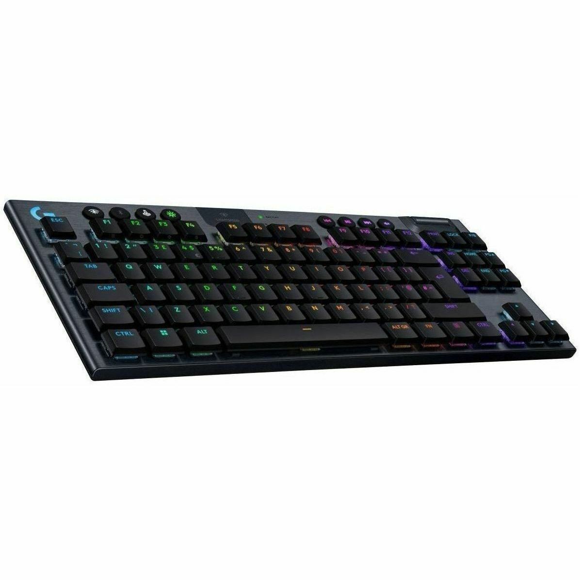 Logitech G G915 X LIGHTSPEED TKL Gaming-toetsenbord - Tenkeyless - Bedraad/draadloos Verbinding - USB Interface - RGB LED - Frans - AZERTY indeling - Zwart