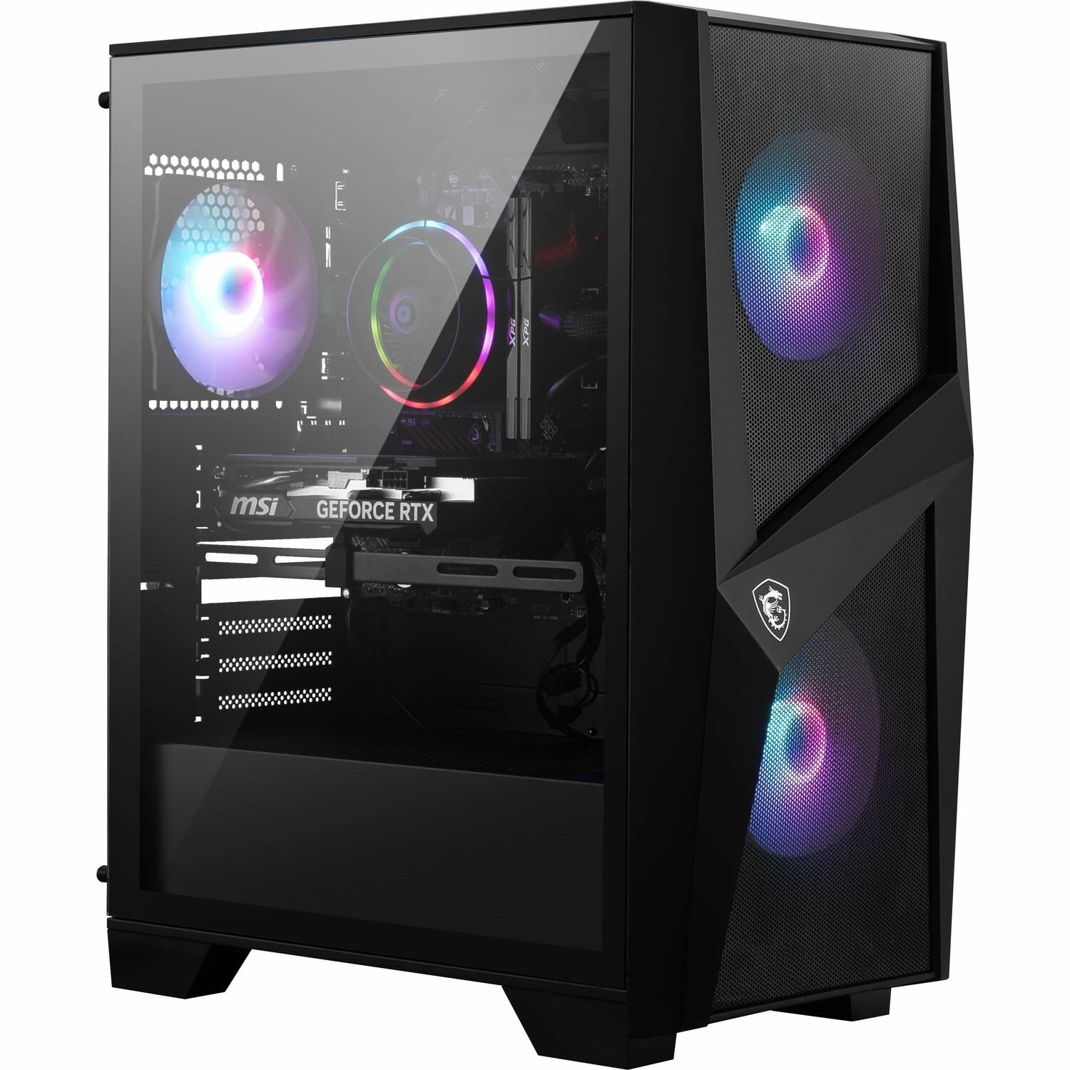 MSI Codex R2 14th Codex R2 C14NUC5-423US Gaming Desktop Computer - Intel Core i5 14th Gen i5-14400F - 16 GB - 1 TB SSD - Black