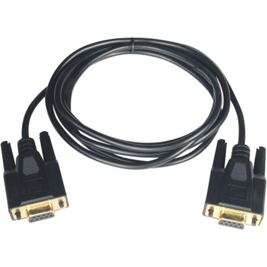 Eaton Tripp Lite Series Null Modem Serial DB9 Serial Cable (DB9 F/F), 10 ft. (3.05 m)