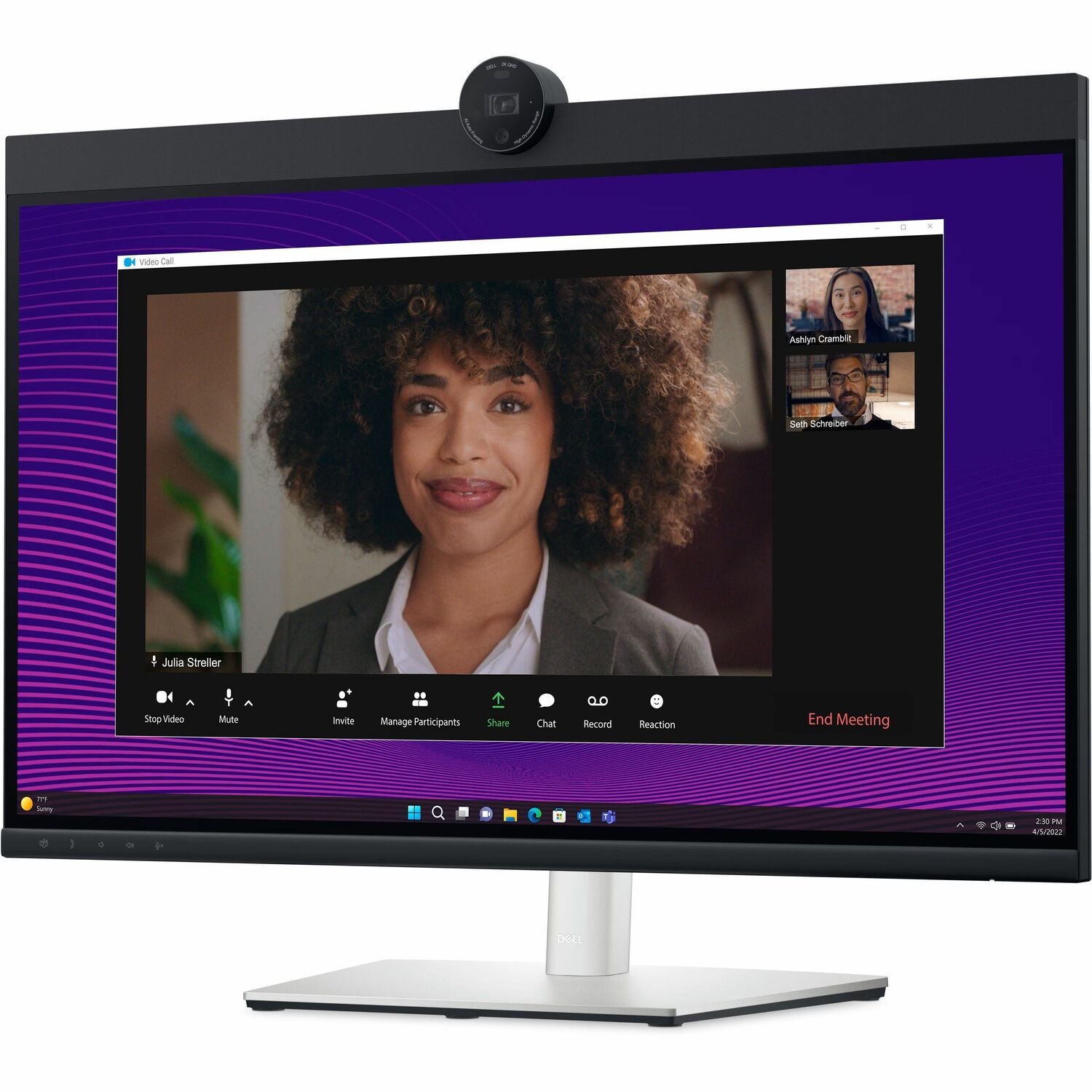 Dell P2724DEB 27" Class Webcam WQHD LED Monitor - 16:9