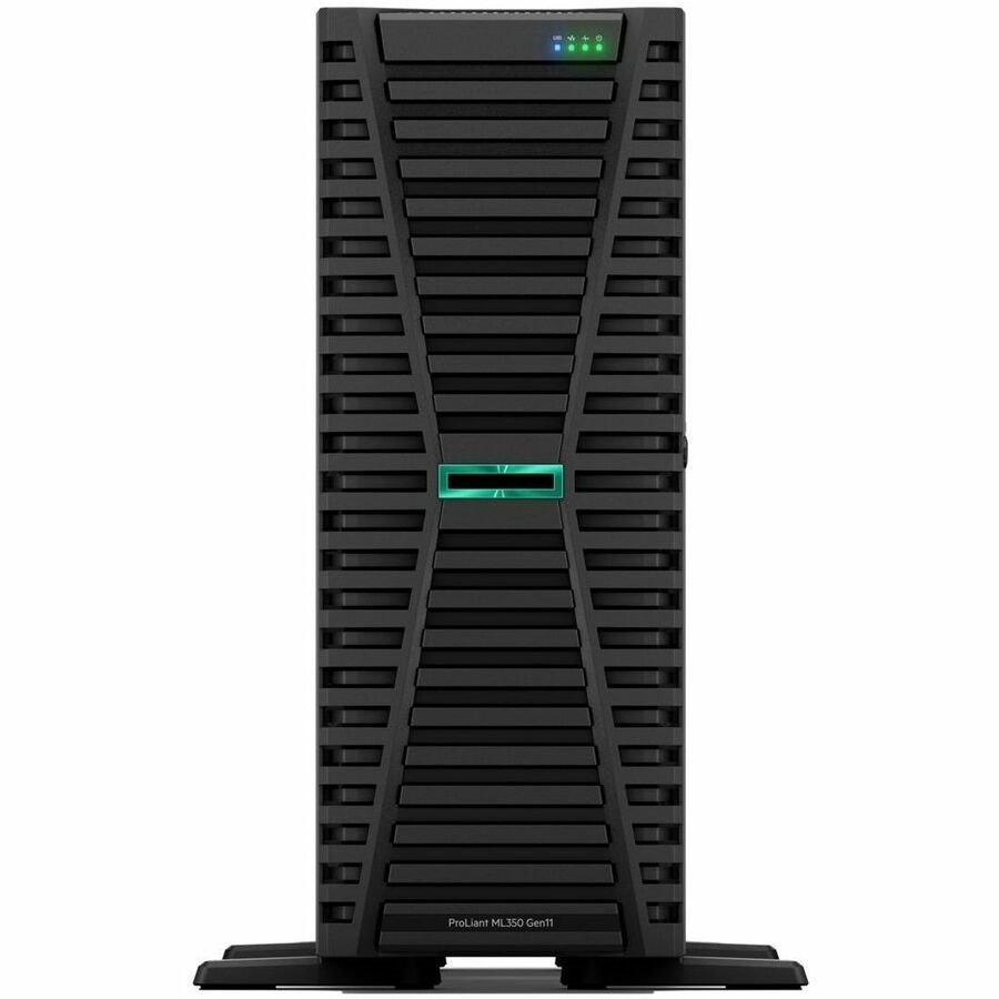 HPE ProLiant ML350 G11 4U Tower Server - 1 x Intel Xeon Silver 4510 2.40 GHz - 16 GB RAM - 2.40 TB HDD - (2 x 1.2TB) HDD Configuration - 12Gb/s SAS, Serial ATA/600 Controller