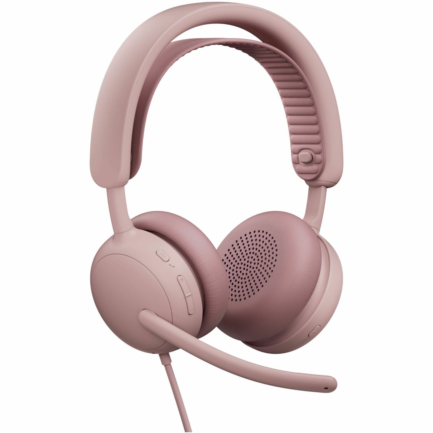 Logitech Zone Wired 2 Kabel Kopfb&uuml;gel, Auf den Ohren Stereo Headset - Rose