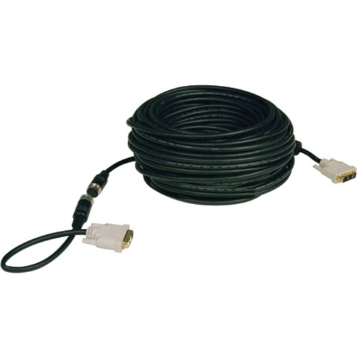 Tripp Lite by Eaton DVI Single Link Easy Pull Digital TMDS Monitor Cable (DVI-D M/M), 50 ft. (15.24 m)