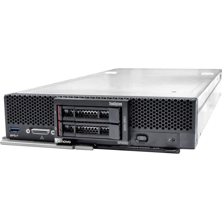 Lenovo ThinkSystem SN550 7X16A06HEA Blade Server - 1 Xeon Silver 4214 2.20 GHz - 32 GB RAM - Serial ATA/600 Controller