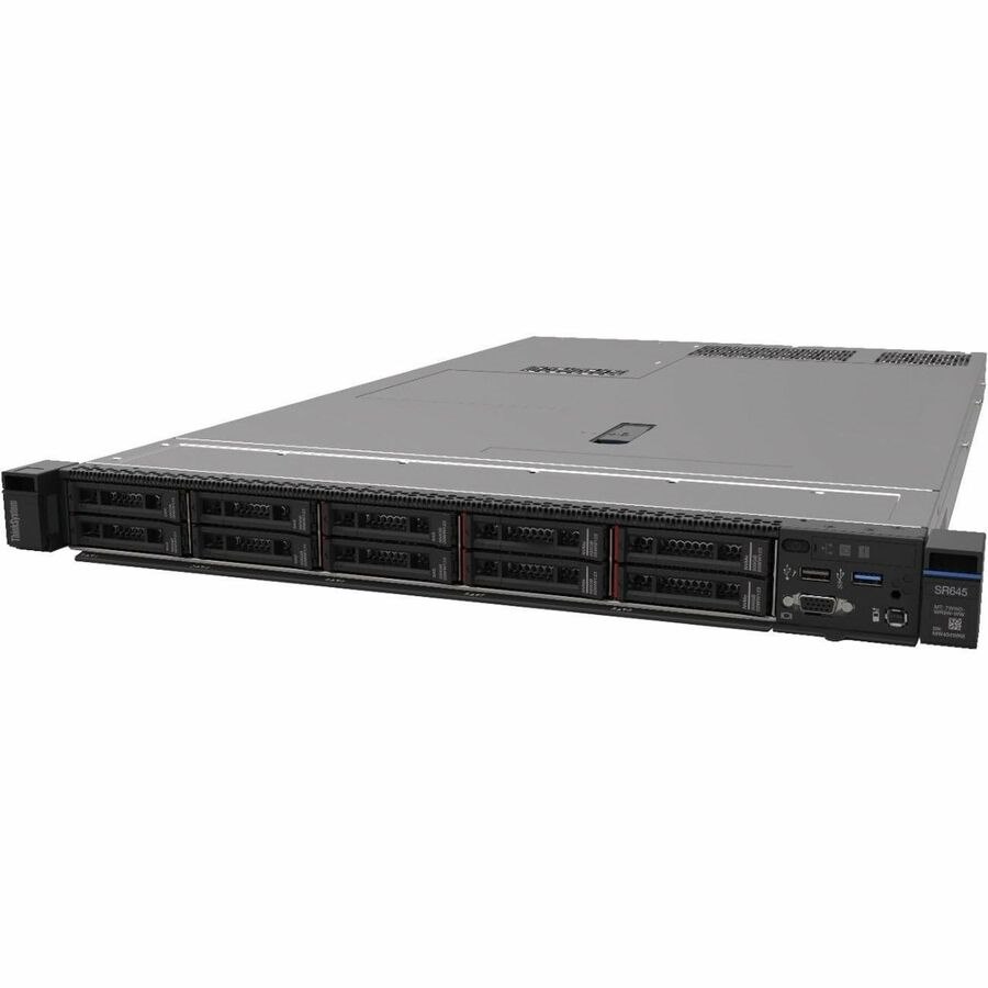 Lenovo ThinkSystem SR645 7D9CA014EA 1U Rek Server - EPYC 9124 3 GHz - 32 GB RAM - 12Gb/s SAS controller