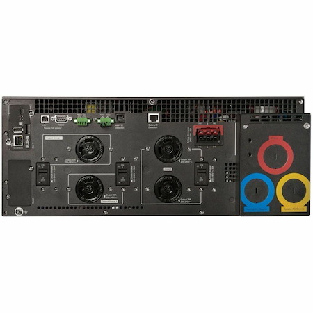 Eaton 9PX G2 8000VA 8000W 208V Online Double-Conversion UPS - Hardwired Input, 4 L6-30R/Hardwired Output, Cybersecure Network Card, Extended Run, 4U Rack/Tower