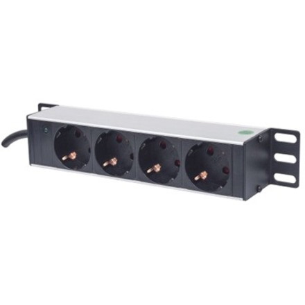 Intellinet 10\" 1U Rackmount 4-Output