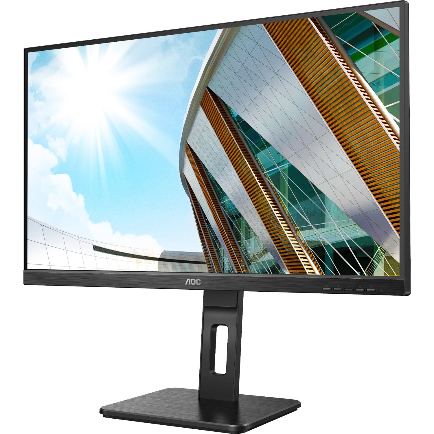 AOC U27P2CA 27" Class 4K UHD LCD Monitor - 16:9 - Textured Black