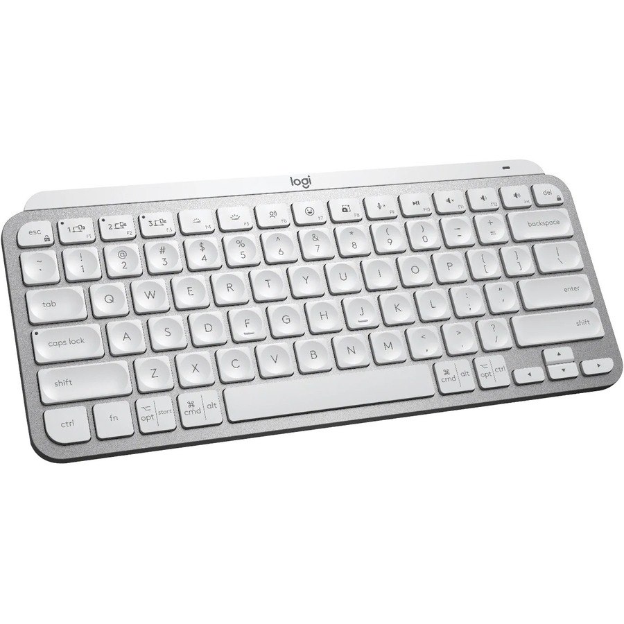 Logitech MX Keys Mini Keyboard - Wireless Connectivity - Pale Gray