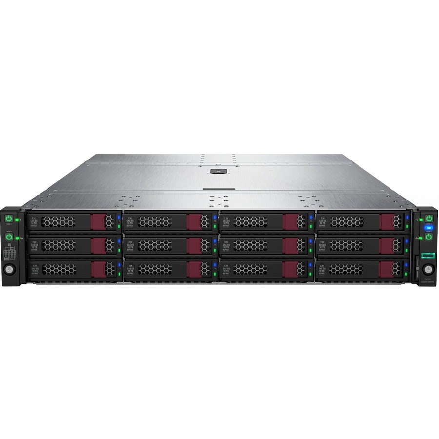 HPE ProLiant DL360 G10 1U Blade Server - 2 Xeon Gold 6226R 2.90 GHz - 384 GB RAM - 77.28 TB SSD - (10 x 7.68TB, 2 x 240GB) SSD Configuration - Serial ATA Controller