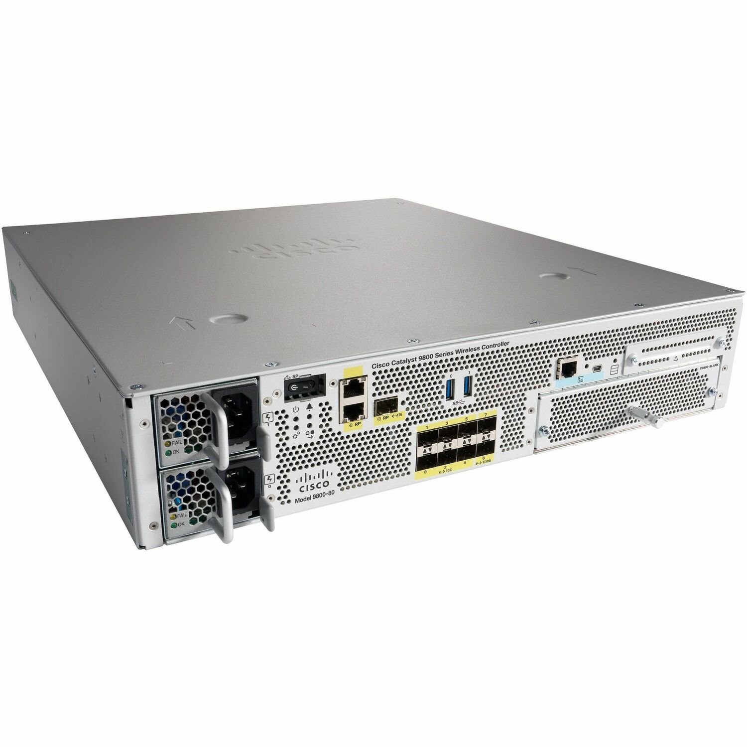 Cisco Catalyst C9800-80 Wi-Fi 5 IEEE 802.11a/b/g/n/ac/ax/d/h/k/r/w/u/e Wireless LAN Controller