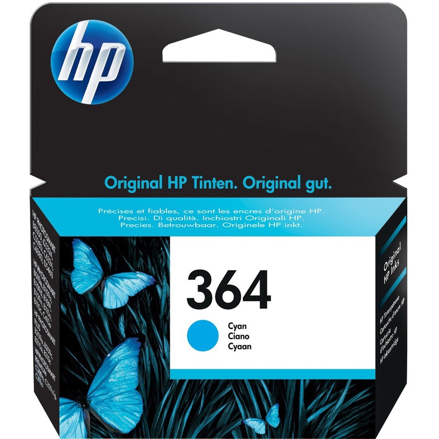 HP 364 Original Inkjet Ink Cartridge - Cyan - 1 Pack
