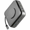 j5create JCD3199 USB Type C Docking Station for TV - Charging Capability - Memory Card Reader - SD - Space Gray