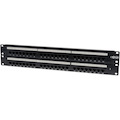 Eaton Tripp Lite Series 48-Port 2U Rack-Mount Cat5e 110 Patch Panel, 568B, RJ45 Ethernet, TAA