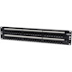 Eaton Tripp Lite Series 48-Port 2U Rack-Mount Cat5e 110 Patch Panel, 568B, RJ45 Ethernet, TAA