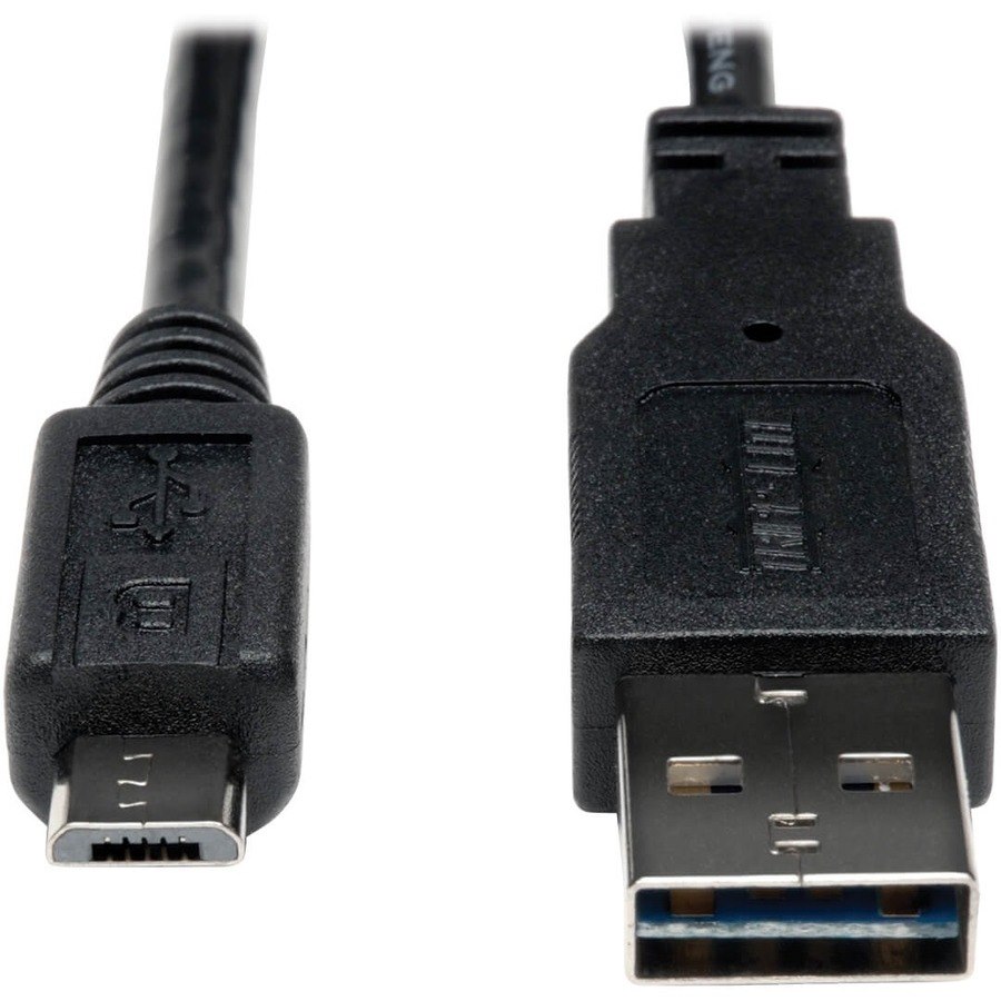 Eaton Tripp Lite Series Universal Reversible USB 2.0 Cable, 28/24AWG (Reversible A to 5Pin Micro B M/M), 6 ft. (1.83 m)