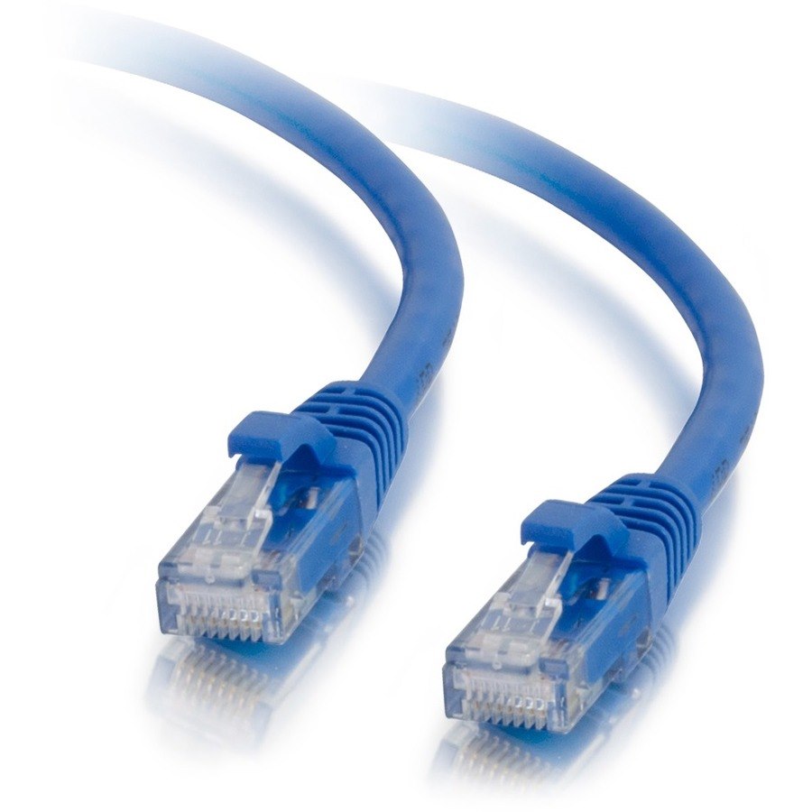 C2G 14ft Cat5e Ethernet Cable - Snagless Unshielded (UTP) - Blue