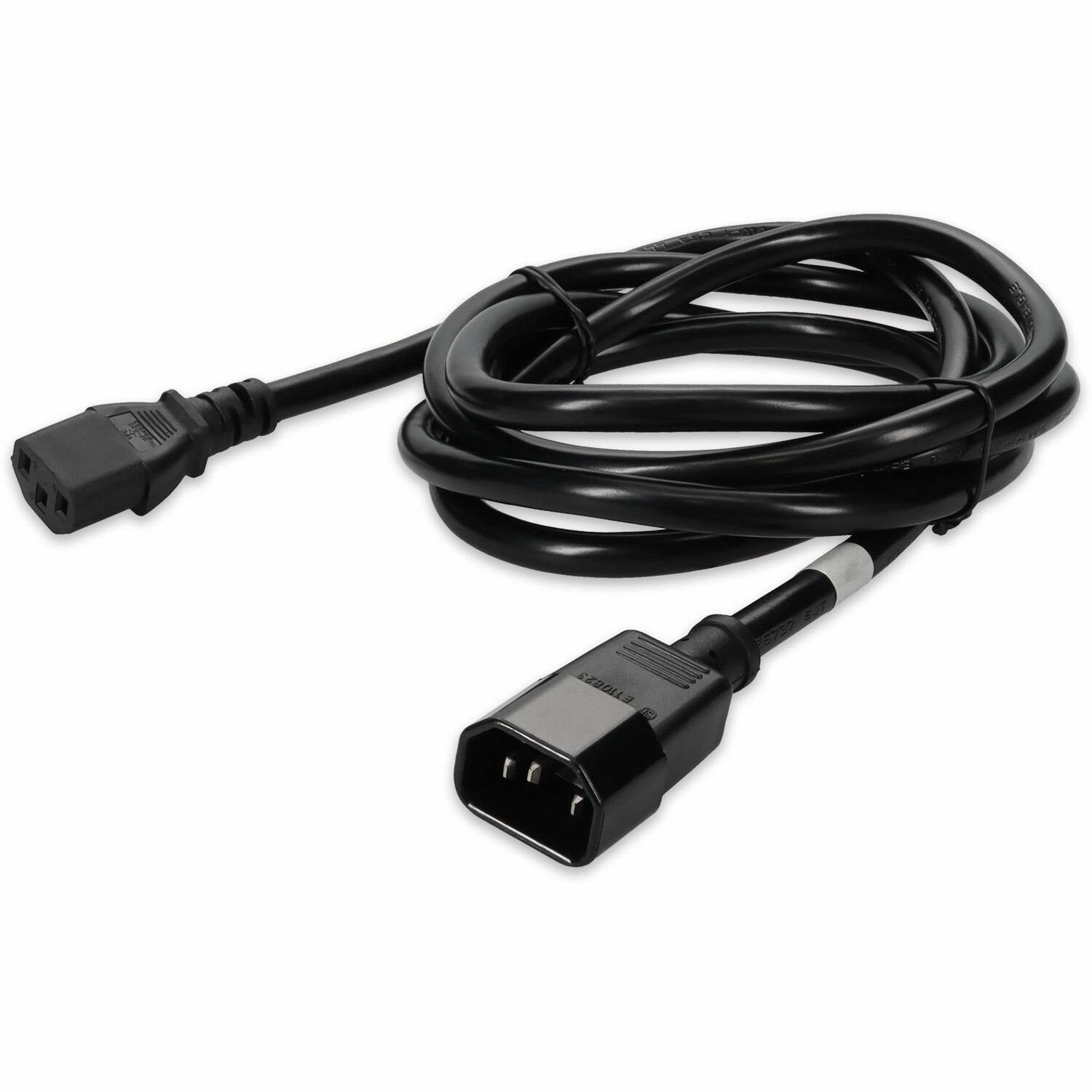 AddOn 1m C13 Female to C14 Male 14AWG 100-250V at 15A Black Power Cable