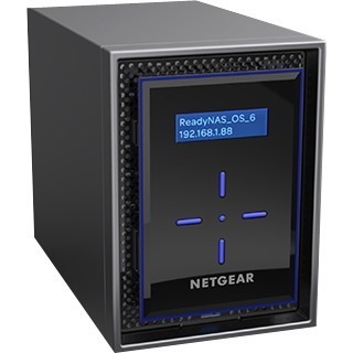 Netgear ReadyNAS RN422 2 x Total Bays SAN/NAS Storage System - Intel Atom C3338 Dual-core (2 Core) 1.50 GHz - 2 GB RAM - DDR4 SDRAM Desktop