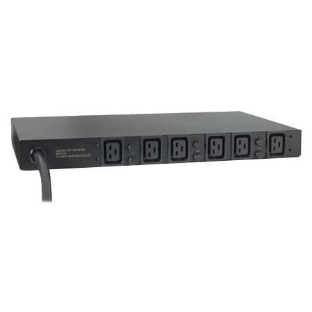 APC NetShelter Basic Rack PDU, 1U, 14.4kW, 208V, 6 C19 outlet