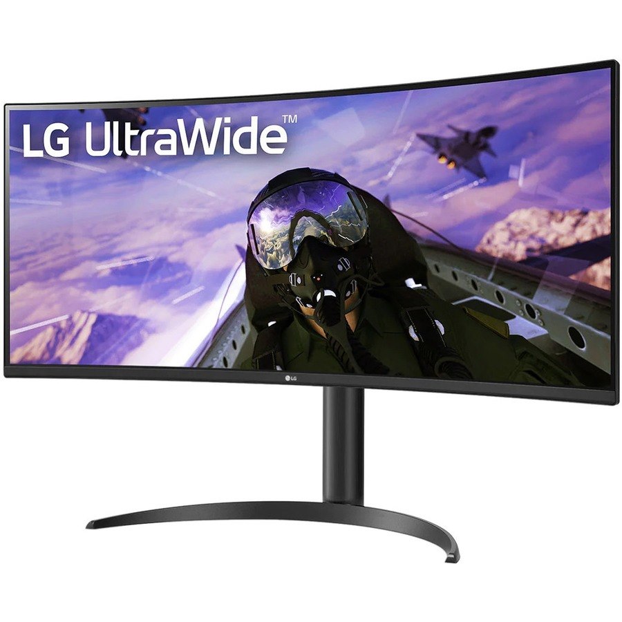 LG Ultrawide 34WP65C-B 34" Class UW-QHD Curved Screen Gaming LCD Monitor - 21:9 - Noir