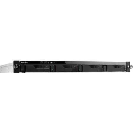 ASUSTOR Lockerstor 4RD AS6504RD 4 x Total Bays SAN/NAS Storage System - 8 GB Flash Memory Capacity - Intel Atom C3538 Quad-core (4 Core) 2.10 GHz - 8 GB RAM - DDR4 SDRAM - 1U Rack-mountable