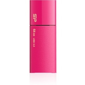 Silicon Power Blaze B05 64 GB USB 3.0 Flash Drive - Sweet Pink