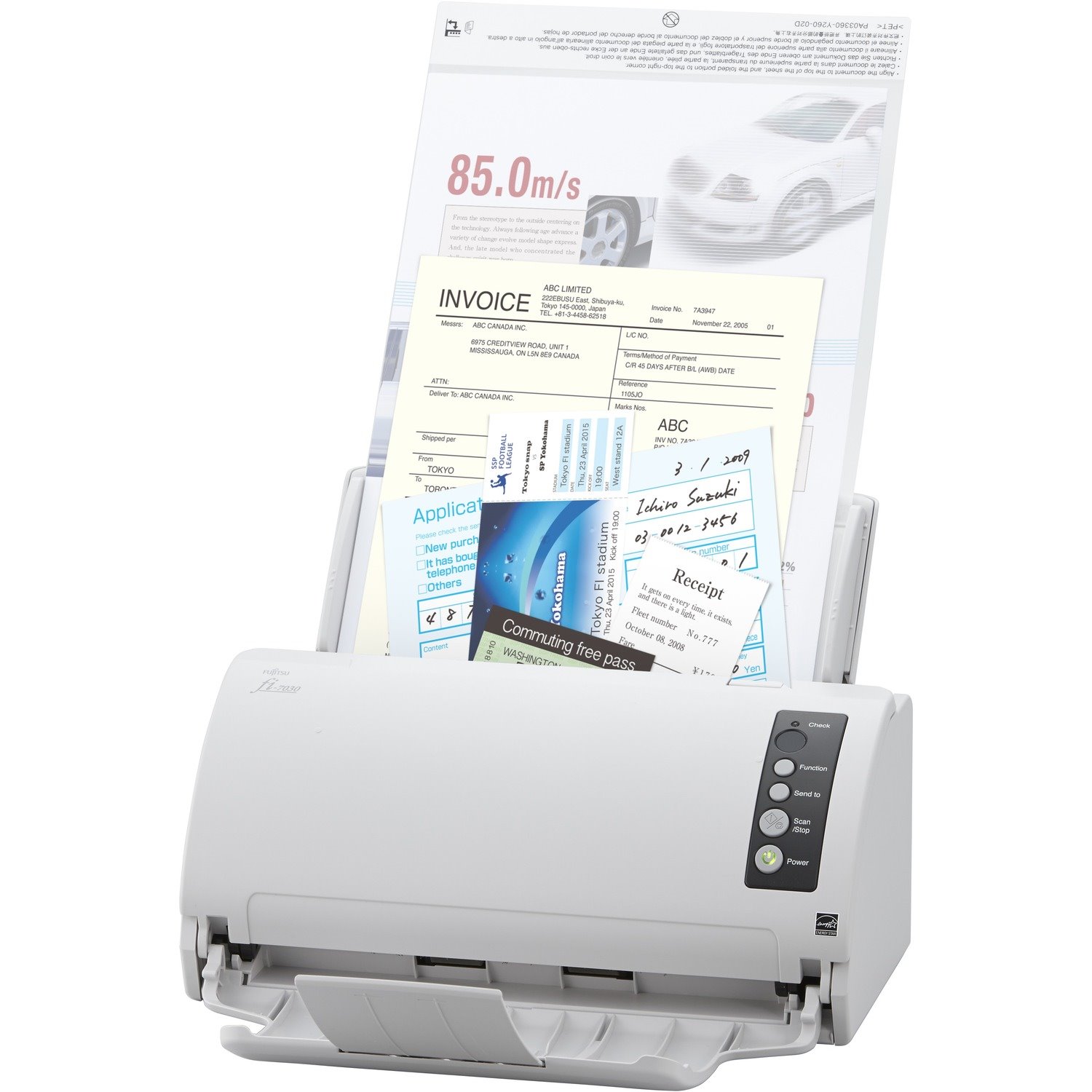 Fujitsu fi-7030 Sheetfed Scanner - 600 dpi Optical