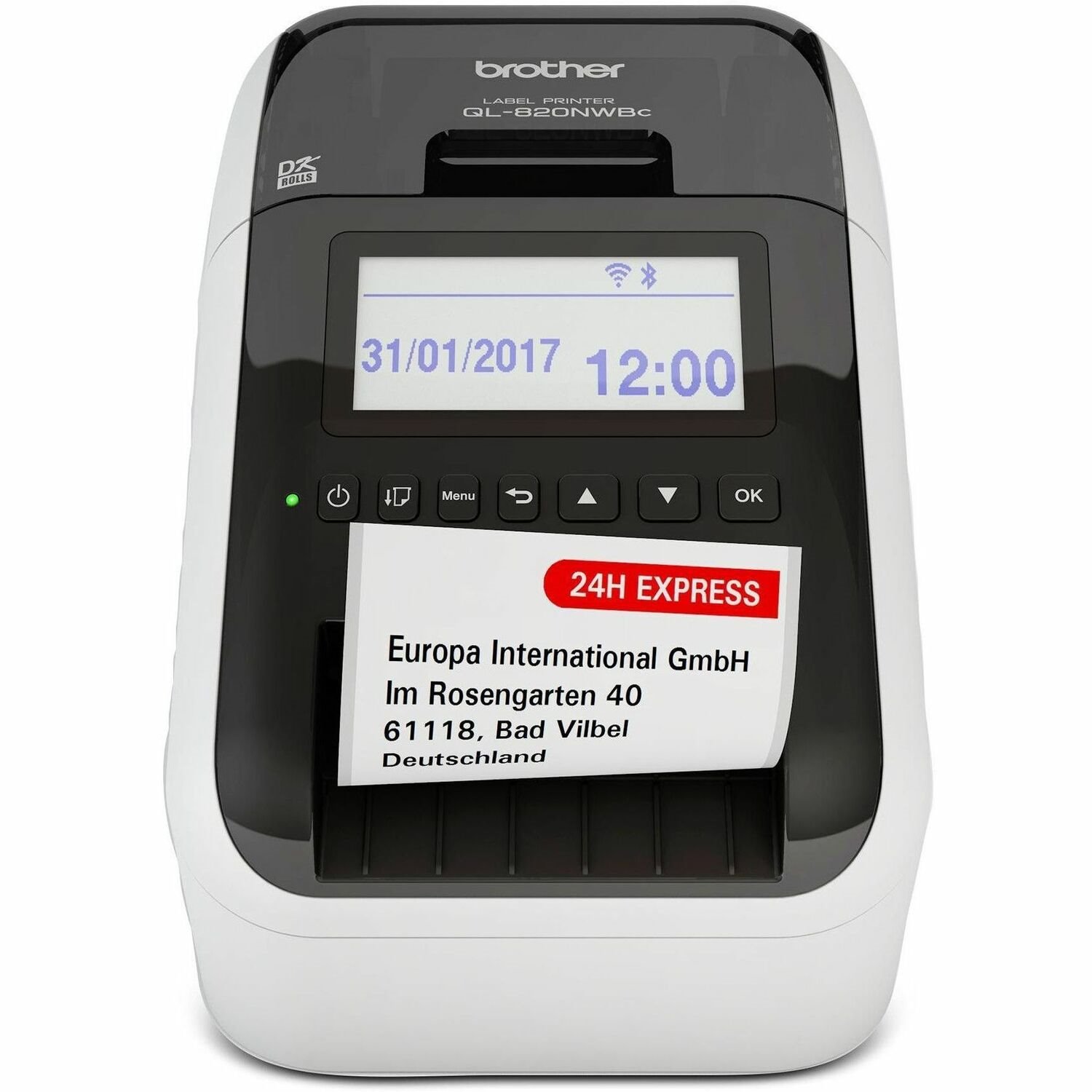 Brother QL820NWBC Label Printer - Rwh/Ita/Swi