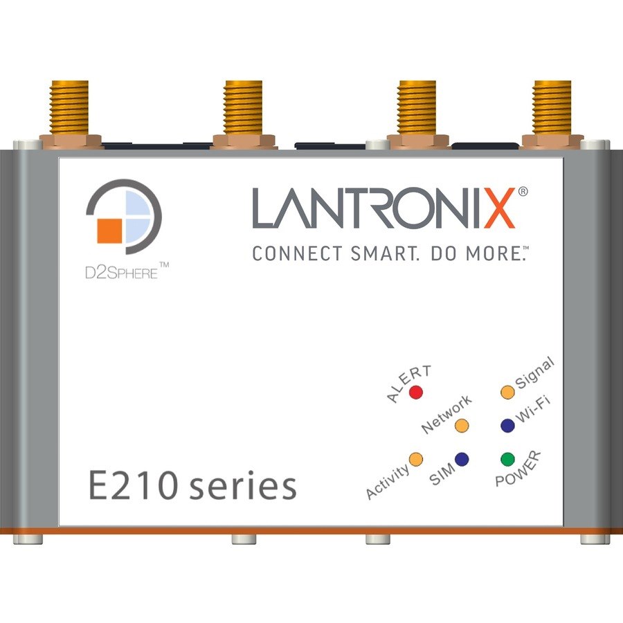 Lantronix E214 2 SIM Cellular, Ethernet Modem/Wireless Router