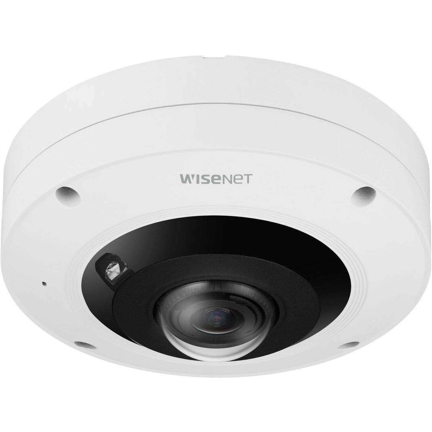 Wisenet XNF-9013RV 12 Megapixel Outdoor Network Camera - Color - Fisheye - White